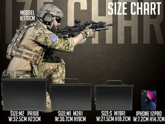 MILITARY-BASE(ミリタリーベース)M19A1タイプ  / M2A1タイプ  / PA108タイプ アンモボックス 3個セット [カラー：ブラック / OD]