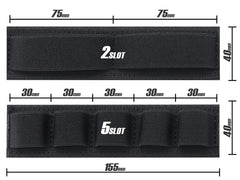 MILITARY BASE ベルクロインナー ナイロン ハンドガンケース 33cm [セット内容：単品 / Aセット / Bセット]