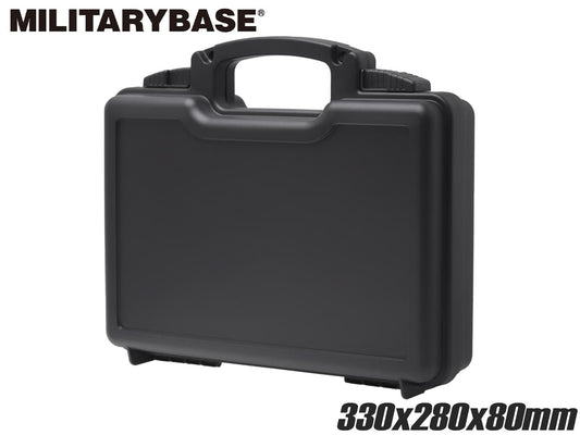 MILITARY BASE IP65 ウォータープルーフ ハードガンケース 4.3L 33cm×28cm×8cm