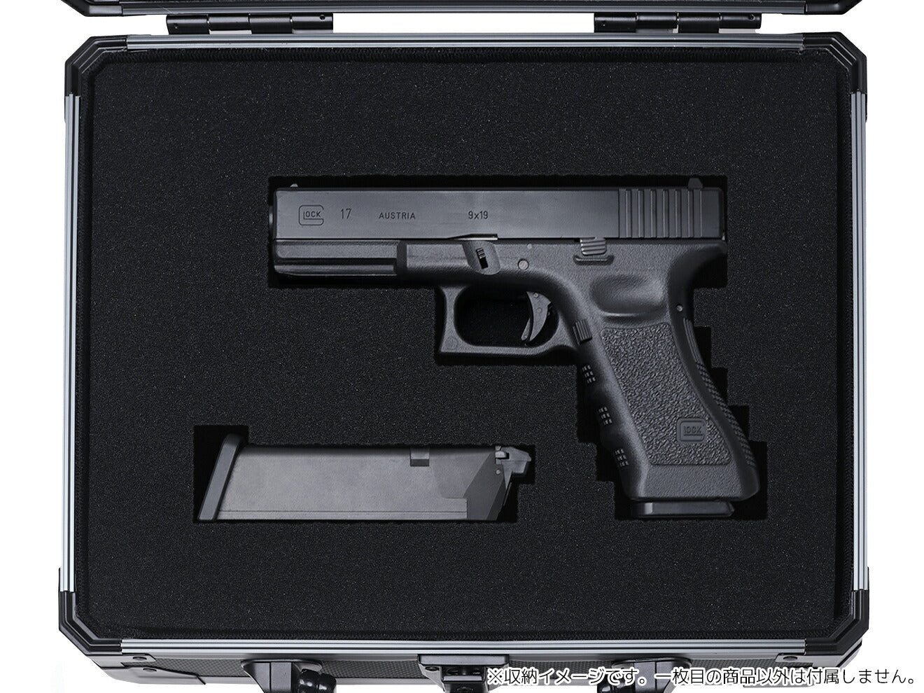 ウェスタンアームズ　5丁アルミケース付き　セット アルミケース(両開き) シルバー TRUSCO アルミ製 【通販モノタロウ】