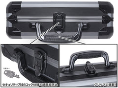 MILITARY BASE ベルクロインナー アルミフレームアタッシュケース 34.5cm*28cm*12cm