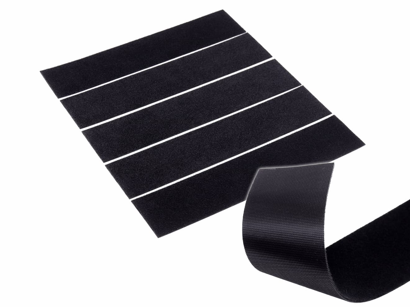 MILITARY BASE ベルクロテープ 240mm [幅*入数： 25mm* 5枚 / 50mm* 5枚 / 25mm* 5枚＋50mm* 5枚]