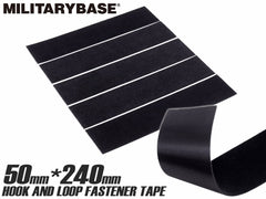 MILITARY BASE ベルクロテープ 240mm [幅*入数： 25mm* 5枚 / 50mm* 5枚 / 25mm* 5枚＋50mm* 5枚]