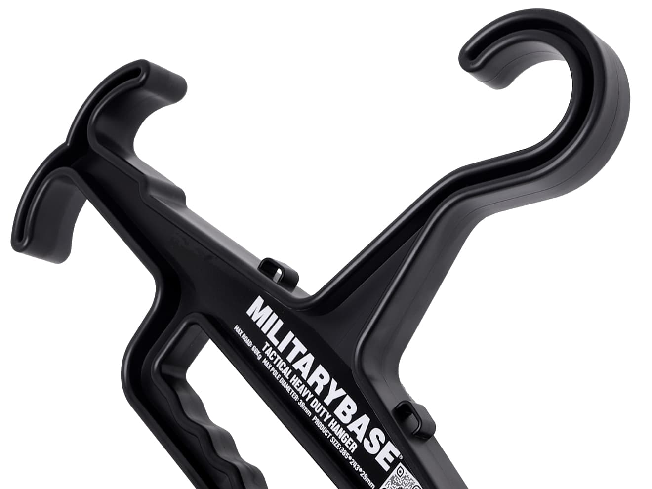 MILITARY BASE ヘビーデューティ タクティカル ハンガー EVO [セット内容：1個 / 3個 / 5個][カラー：BK / DE]