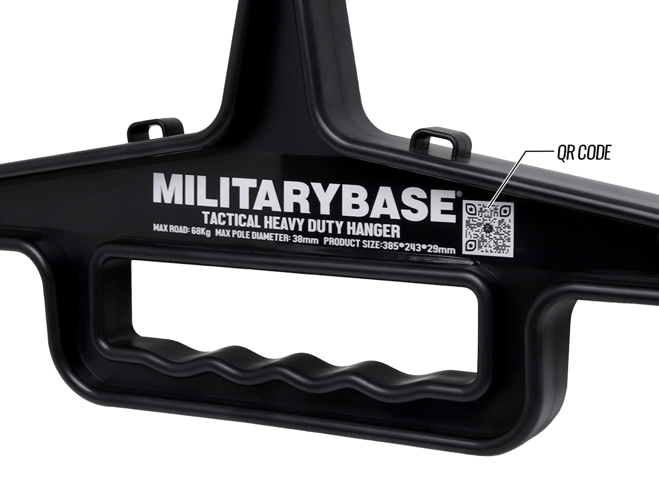 MILITARY BASE ヘビーデューティ タクティカル ハンガー EVO [セット内容：1個 / 3個 / 5個][カラー：BK / DE]