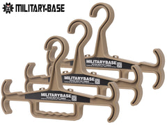 MILITARY BASE ヘビーデューティ タクティカル ハンガー EVO [セット内容：1個 / 3個 / 5個][カラー：BK / DE]