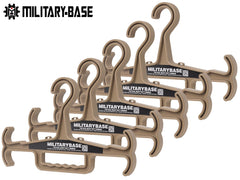 MILITARY BASE ヘビーデューティ タクティカル ハンガー EVO [セット内容：1個 / 3個 / 5個][カラー：BK / DE]