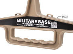 MILITARY BASE ヘビーデューティ タクティカル ハンガー EVO [セット内容：1個 / 3個 / 5個][カラー：BK / DE]