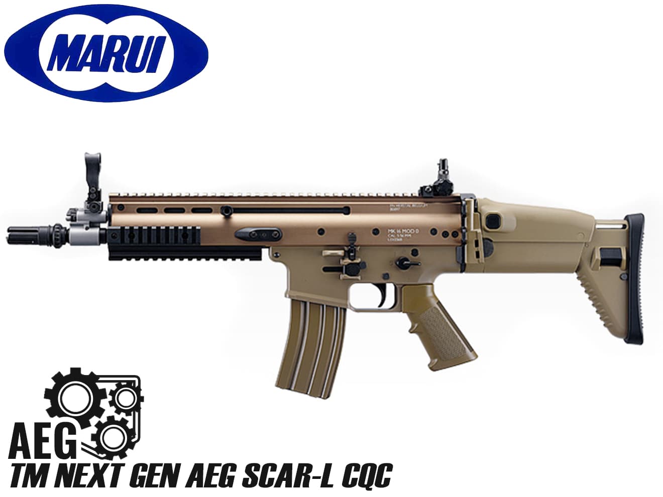 東京マルイ 次世代電動ガン SCAR-L スカーL CQC [カラー：ブラック / FDE]