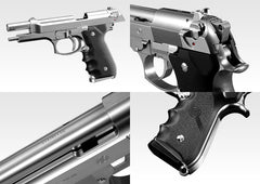 東京マルイ ガスブローバック M92F ミリタリーモデル [カラー：ミリタリーモデル / クロームステンレス / フレームシルバー / スライドシルバー]