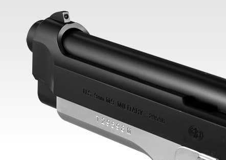 東京マルイ ガスブローバック M92F ミリタリーモデル [カラー：ミリタリーモデル / クロームステンレス / フレームシルバー / スライドシルバー]