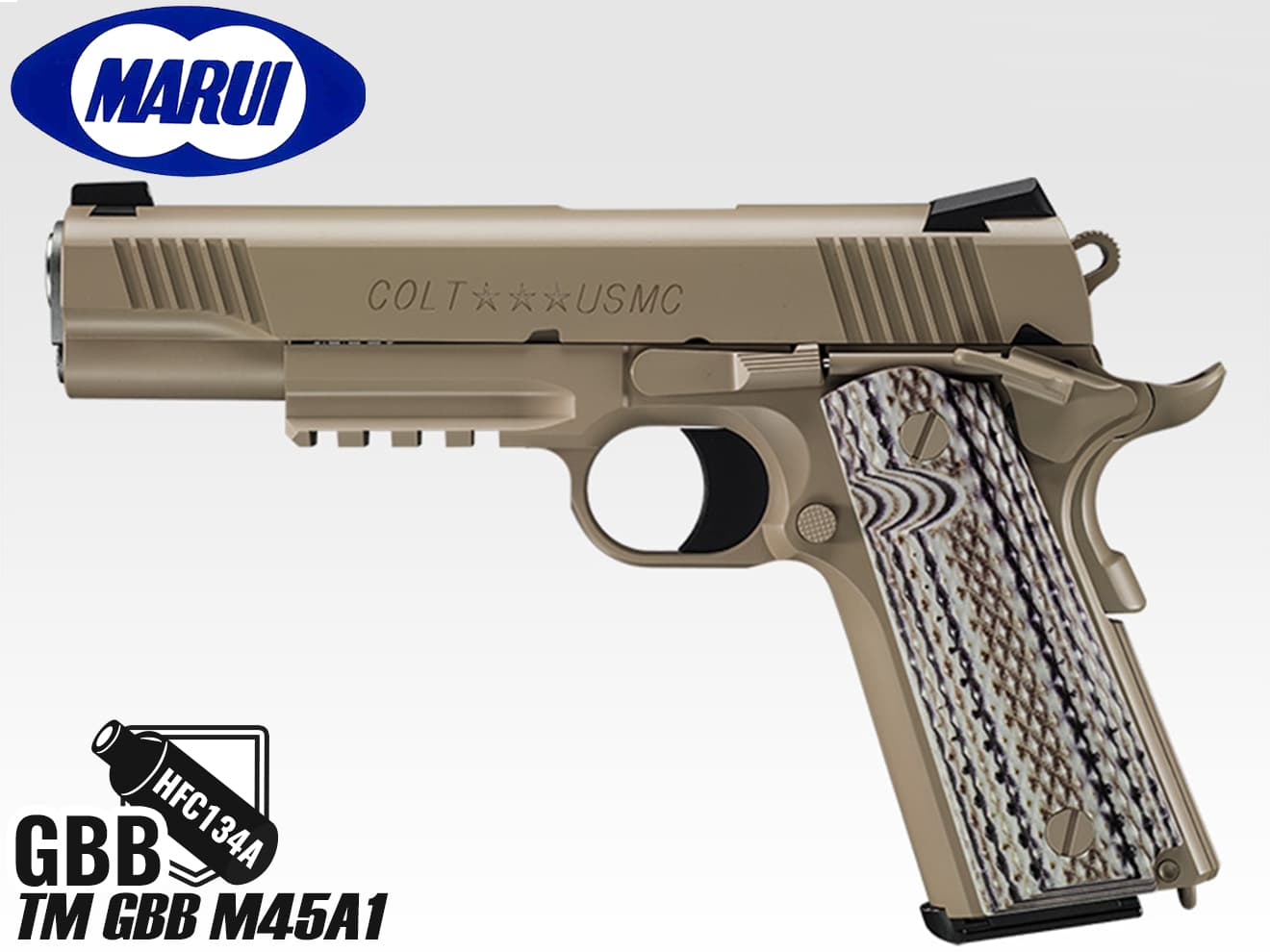 東京マルイ ガスブローバック M45A1 [カラー：ブラック / TAN]
