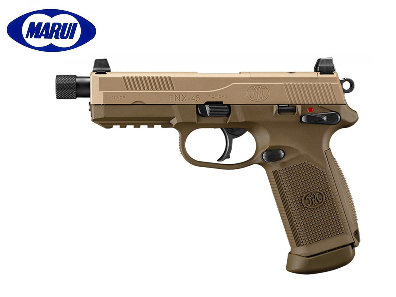 東京マルイ ガスブローバック FNX-45 タクティカル [カラー：ブラック / TAN]