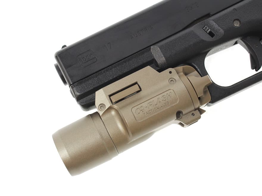 東京マルイ 純正 CQフラッシュコンパクトライトライト 20mmレール対応 [カラー：ブラック / DE]