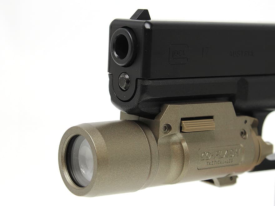 東京マルイ 純正 CQフラッシュコンパクトライトライト 20mmレール対応 [カラー：ブラック / DE]