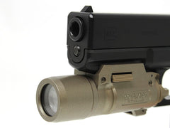 東京マルイ 純正 CQフラッシュコンパクトライトライト 20mmレール対応 [カラー：ブラック / DE]