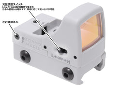 東京マルイ マイクロプロサイト ルビーコート 20mmレイル対応 [カラー：ブラック / FDE / ホワイト]