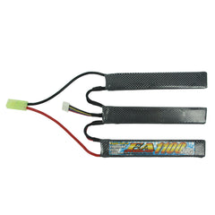 EAGLE FORCE 11.1V 30C+α Li-Poバトルパック 1*3スプリットタイプ [容量：1100mAh / 900mAh]