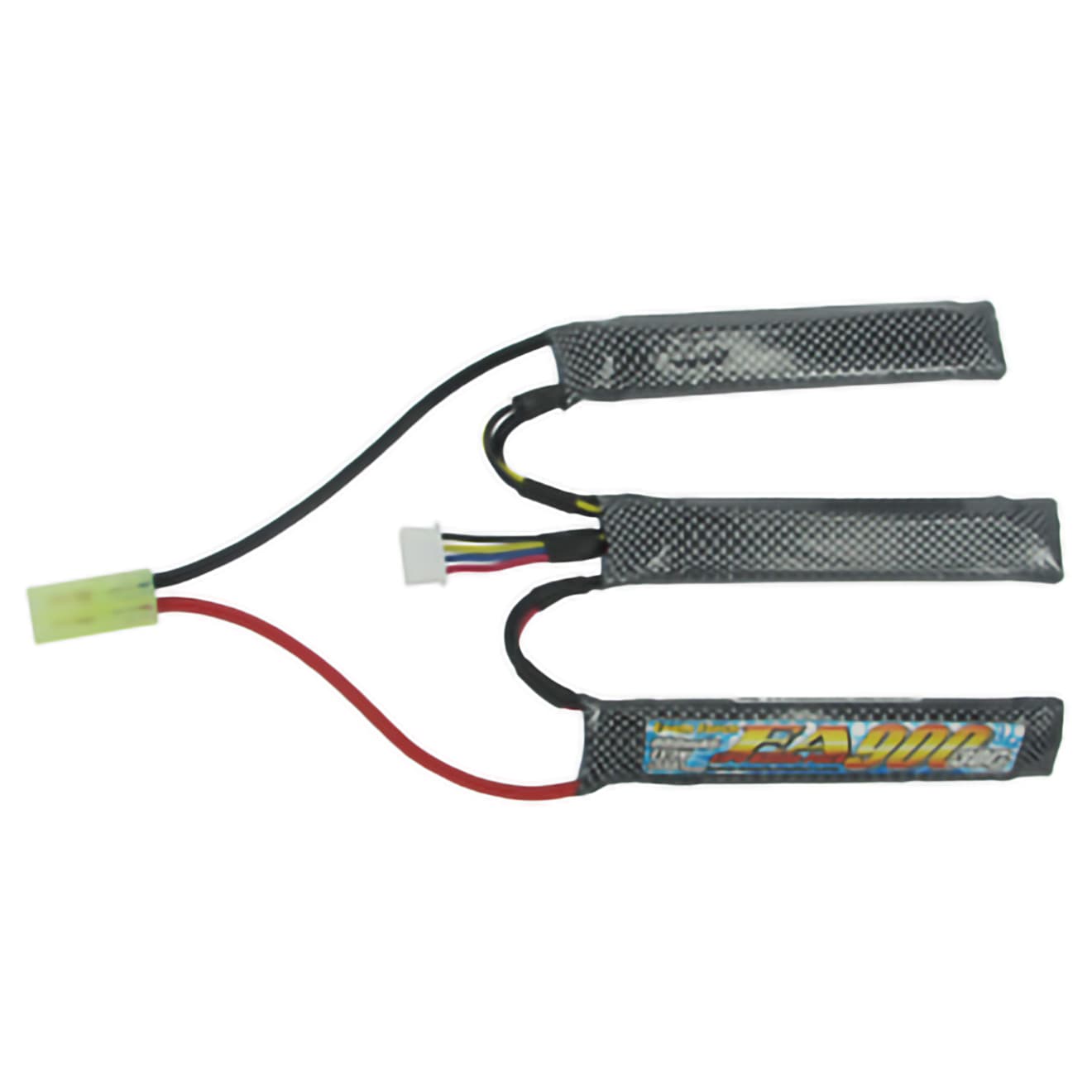 EAGLE FORCE 11.1V 30C+α Li-Poバトルパック 1*3スプリットタイプ [容量：1100mAh / 900mAh]
