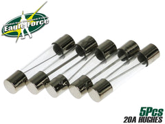 EAGLE FORCE ガラス缶ヒューズ(5ケ入り) [遮断電流：15A / 20A]
