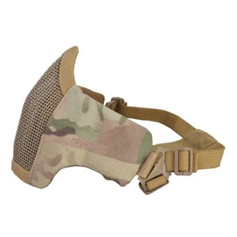 EAGLE FORCE PDWハーフフェイス プロテクトメッシュマスク [カラー：A-TACS / A-TACS-FG / BK / CB / DMAT / JD / MC / OD / TYP]