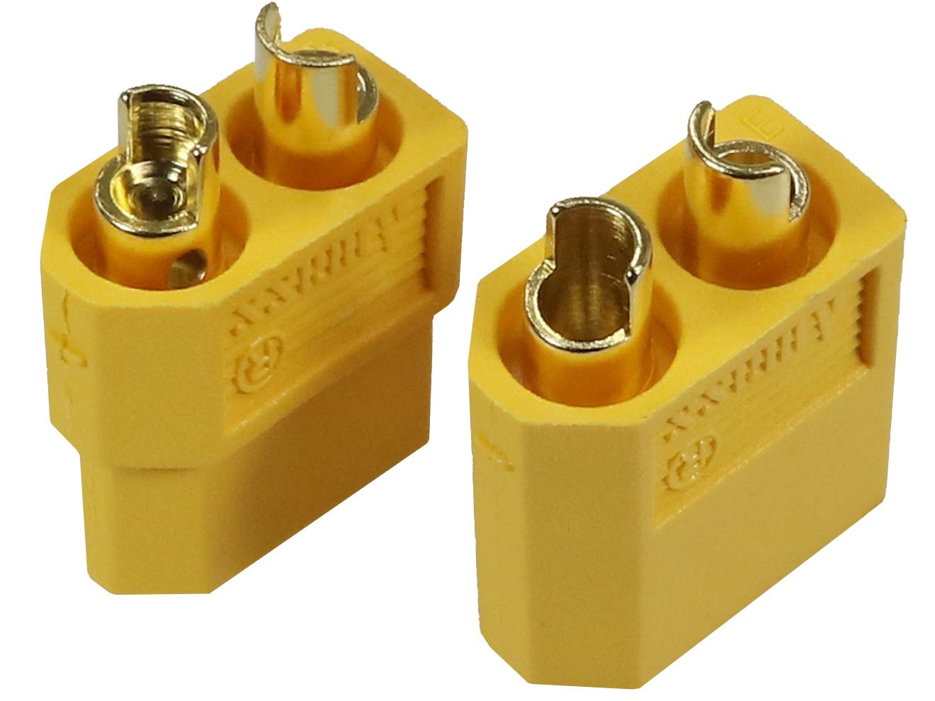 EAGLE RACING XT-60コネクターセット [カラー：ブラック / イエロー]