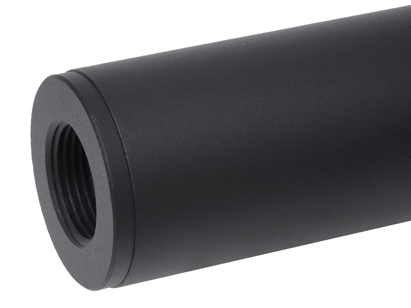 KM企画 Φ25mm スリムサイレンサー 14mm正/逆ネジ対応 [全長：60mm / 105mm / 150mm / 195mm]