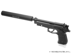 KM企画 Φ30mm フェザーウェイトサイレンサー 14mm正/逆ネジ対応 [全長：65mm / 110mm / 155mm / 200mm]