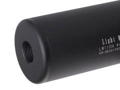 KM企画 Φ40mm ライトウェイトサイレンサー 14mm正/逆ネジ対応 [全長：65mm / 110mm / 155mm / 200mm]