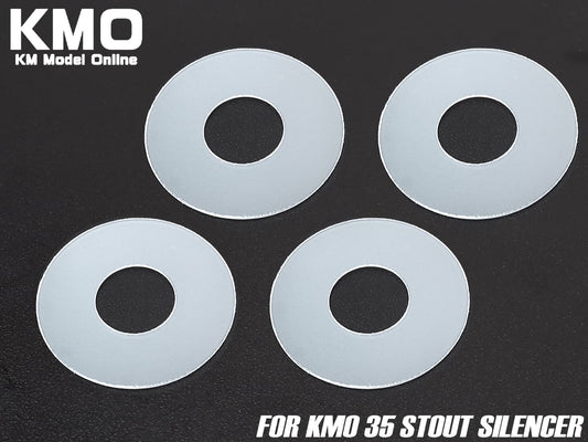 KM企画 サイレントバッファー KMサイレンサー用 0.5mm厚 [対応シリーズ：25スリム / 30フェザー / 35スタウト / 40ライトウェイト]