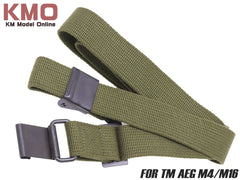 KM企画 M16系対応 2点式スリング ツーポイント [カラー：ブラック / OD]