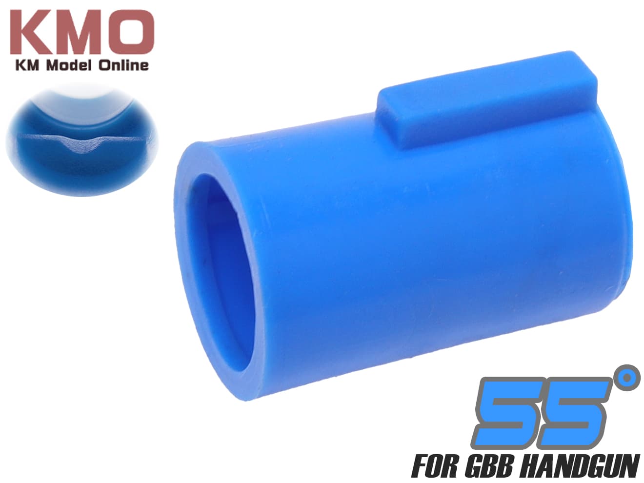 KM企画 Vカットウレタンチャンバーパッキン 45 東京マルイ GBB/VSR用 TMHGCY45  [硬さ：45° / 55°]