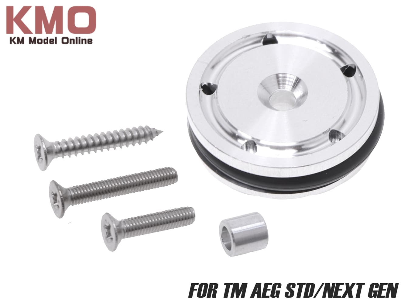 KM企画 ペンタホールトップヘッド 東京マルイ STD電動ガン用ピストンヘッド [素材：ジュラコン / アルミ]