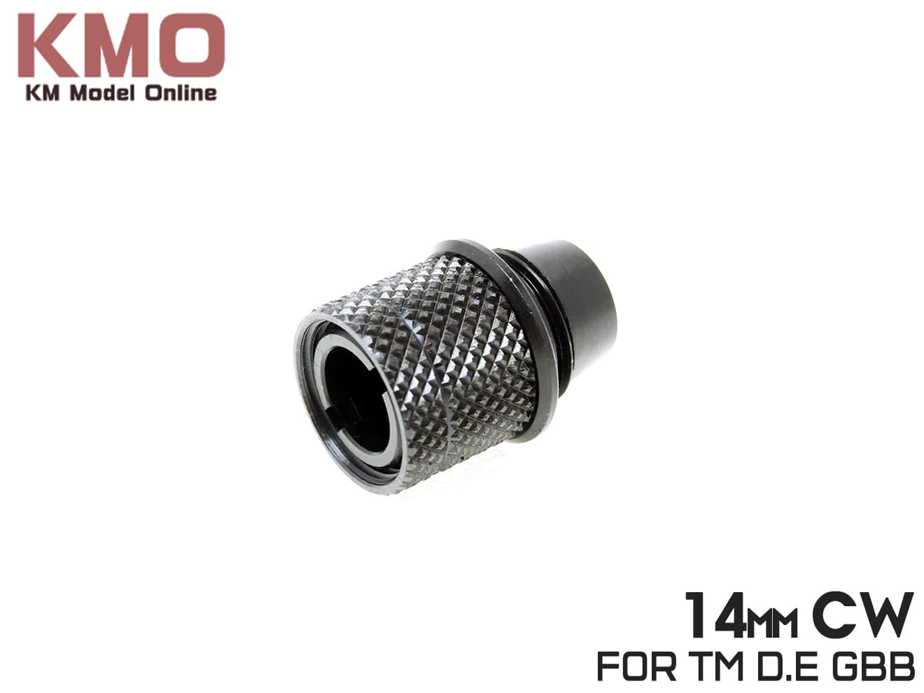 KM企画 サイレンサーアダプター 東京マルイ デザートイーグル対応 [先端ネジ：14mm逆ネジ / 14mm正ネジ]