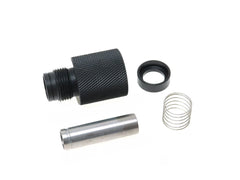 KM企画 ラージボアEXT サイレンサーアダプターセット マルイG19 TNパーフェクトバレル専用 [先端ネジ：14mm逆ネジ / 14mm正ネジ]