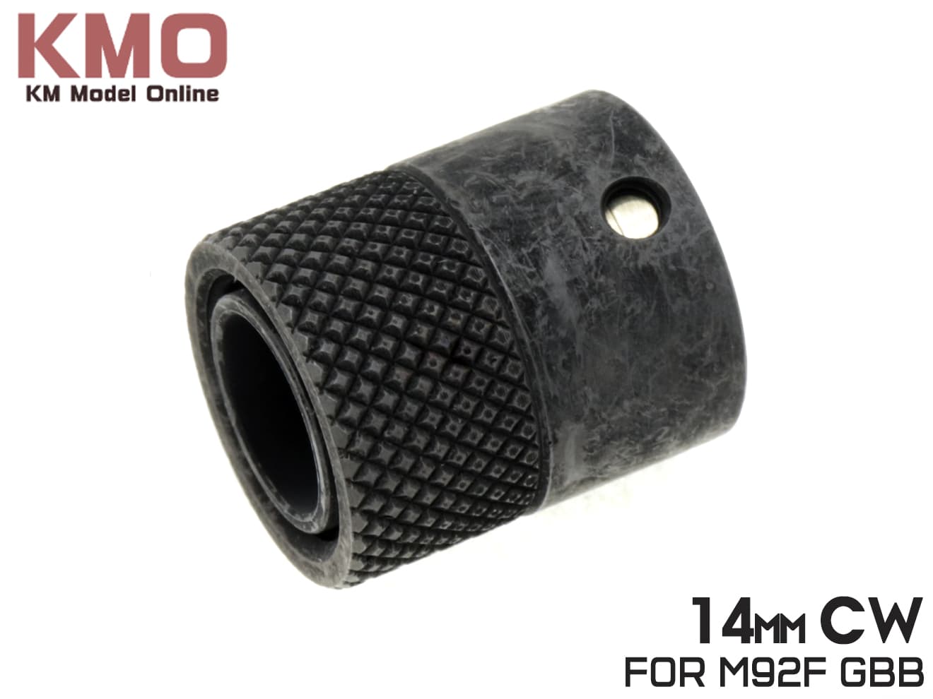 KM企画 3点保持式サイレンサーアダプター 各社M92F用 [先端ネジ：14mm逆ネジ / 14mm正ネジ]