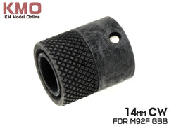 KM企画 3点保持式サイレンサーアダプター 各社M92F用 [先端ネジ：14mm逆ネジ / 14mm正ネジ]