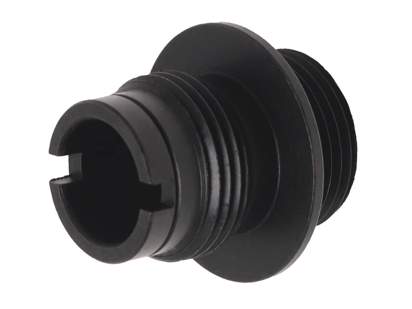 KM企画 マルイ MP5K/PDW用 サイレンサーアダプター 14mm逆ネジ [対応：ハイサイクル / スタンダード]【ゆうパケット可】