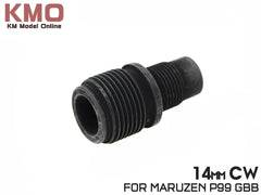 KM企画 サイレンサーアダプター MARUZEN P99/TAC対応  [先端ネジ：14mm逆ネジ / 14mm正ネジ]