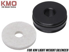 DNR ライトウェイトサイレンサーシリーズ専用 遮音連結アダプター+消音カスタムキャップキット [セット内容：遮音連結アダプター+消音カスタムキャップ / 遮音連結アダプターのみ]