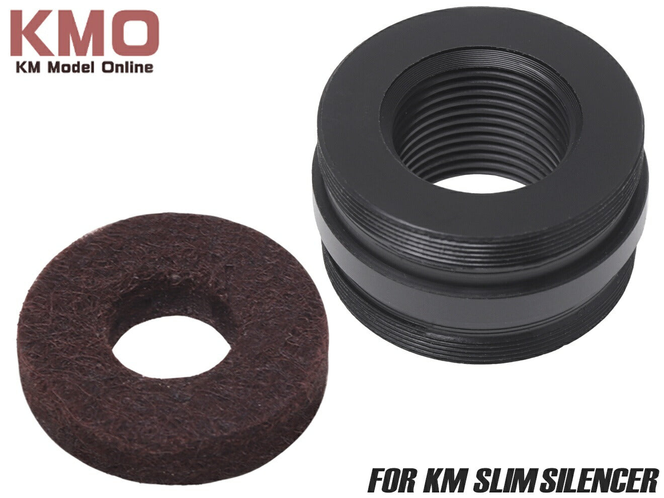 DNR スリムサイレンサーシリーズ専用 遮音連結アダプター+消音カスタムキャップキット [セット内容：遮音連結アダプター+消音カスタムキャップ / 遮音連結アダプターのみ]