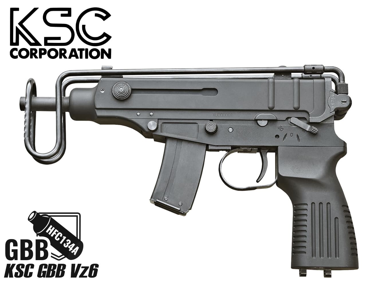 KSC ガスブローバックサブマシンガン Vz61 スコーピオン HW [バージョン：スタンダード / コンシールド]