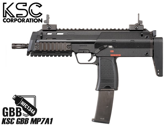 KSC ガスブローバック サブマシンガン MP7A1タクティカル [カラー：BK / TAN]