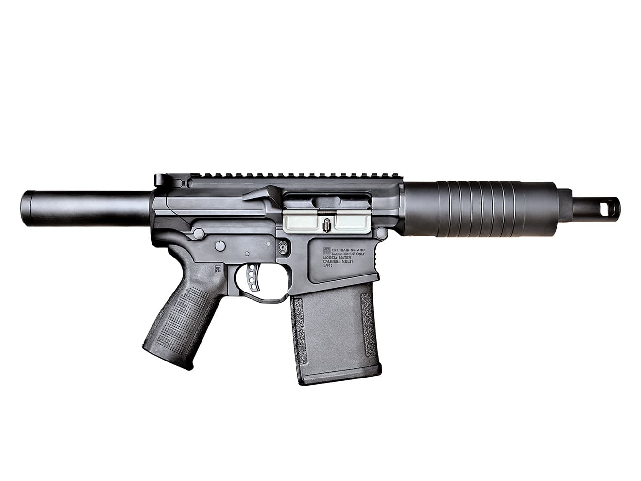 MEGA MATEN ガスガン ブラック スコープ付き KSC Mega MATEN .308ピストル システム7 | ミリタリーベース