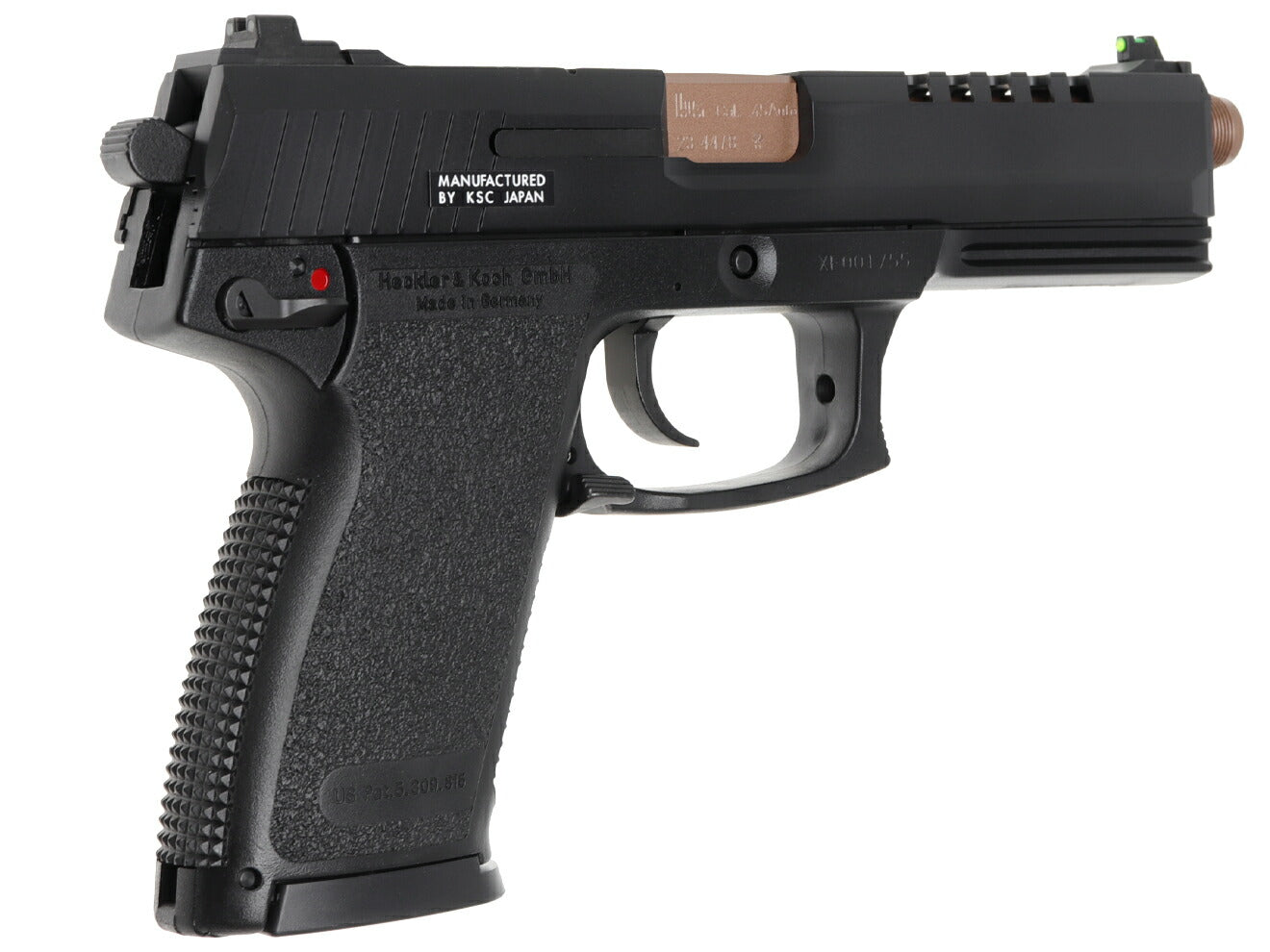 KSC GBB MK23 コマーシャル ガンポートマスター CO2 ABS ガン本体