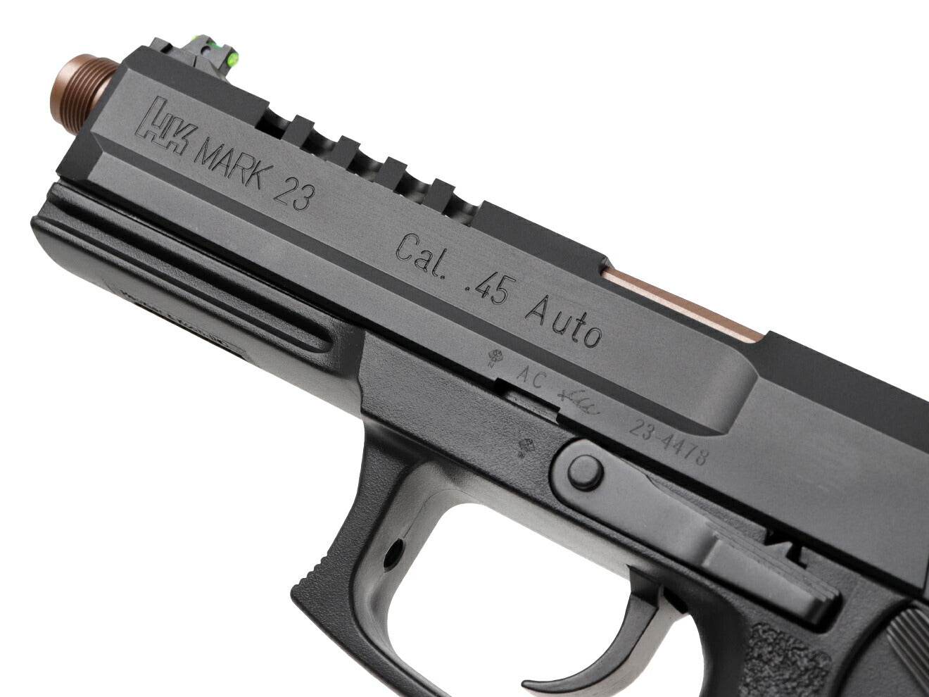 KSC GBB MK23 コマーシャル ガンポートマスター CO2 ABS ガン本体