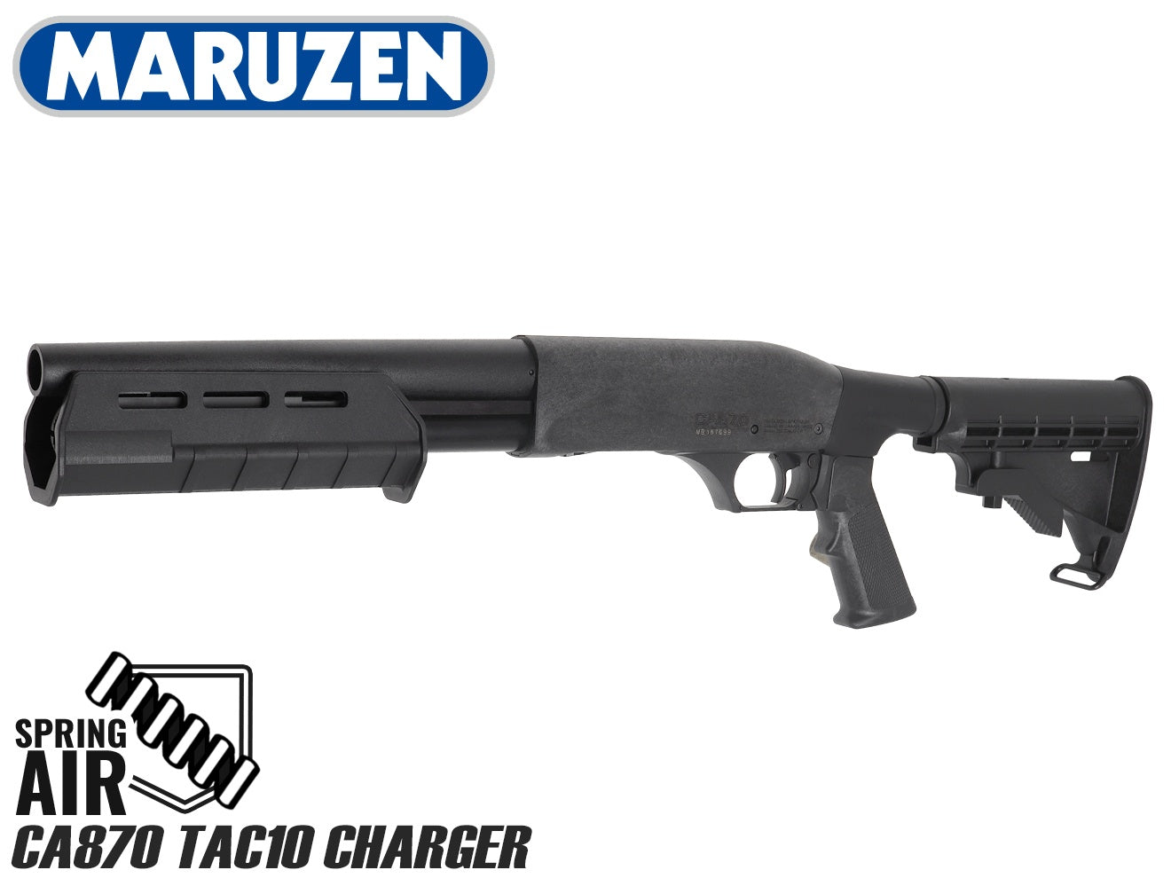 マルゼン コッキングエアー ショットガン CA870 TAC10 [モデル：TAC10 / TAC10 チャージャー]