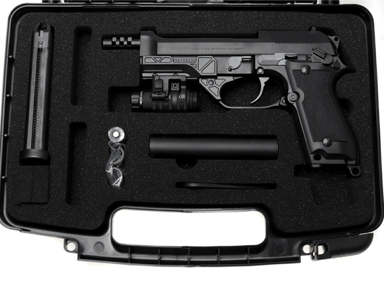 マルゼン ガス固定スライドハンドガン M93R-FS スペシャルフォース CO2 ハードケース付