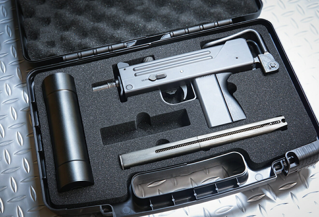 マルゼン M11 イングラム GBB ガン本体 [セット内容：本体のみ / 本体+ガンケース&サプレッサーセット]