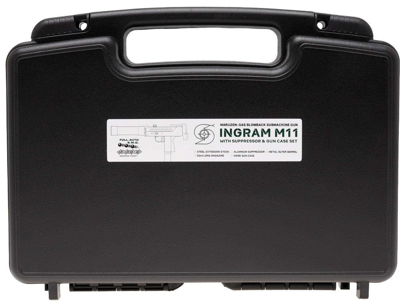 マルゼン M11-A1 イングラム GBB Maruzen Ingram M11 GBB Airsoft submachine gun - Airsoft Shop